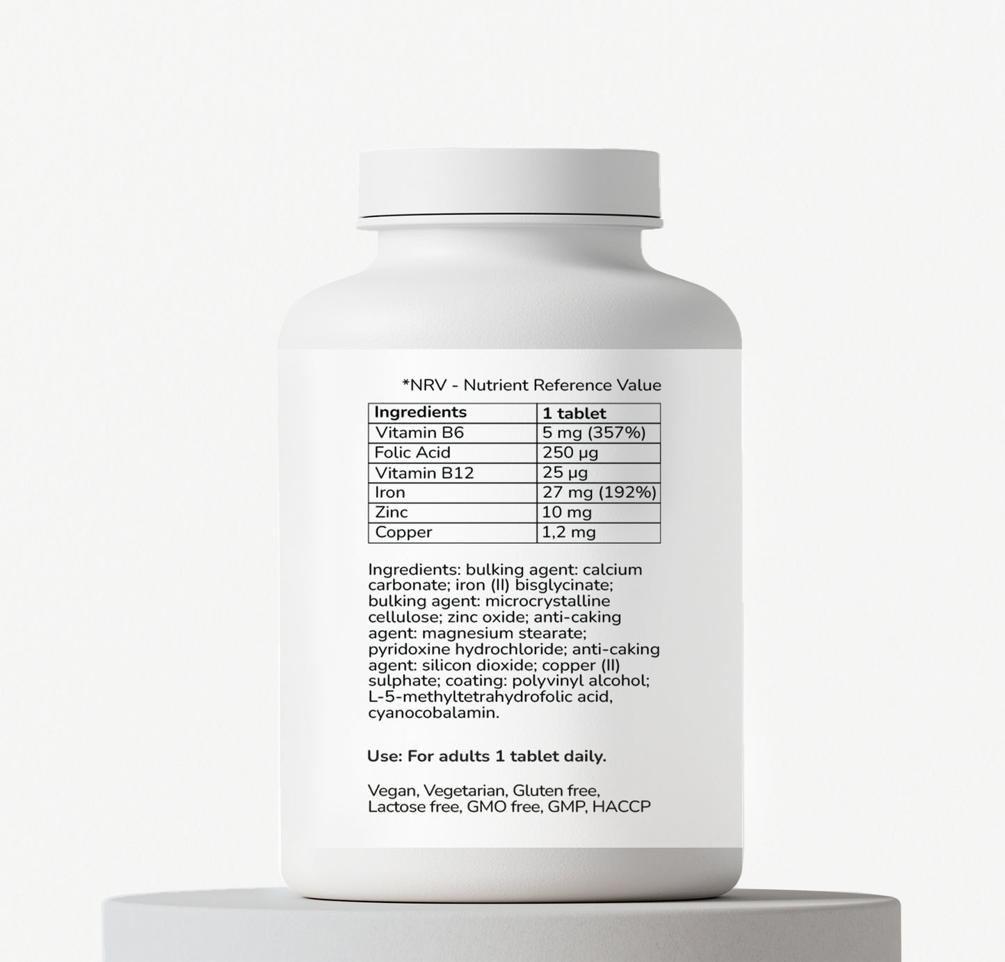 Iron Complex Vitamin Supplement