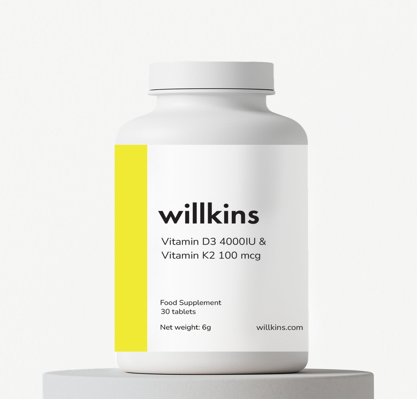 Vitamin D3 4000IU + Vitamin K2 100mcg