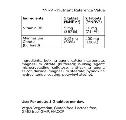Magnesium & Vitamin B6
