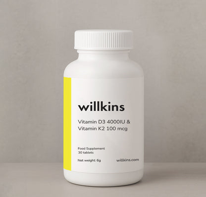 Vitamin D3 4000IU + Vitamin K2 100mcg